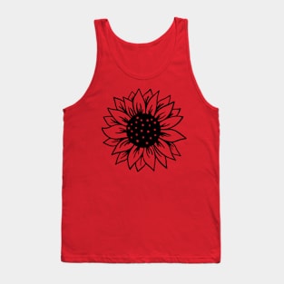 Spread Cheer with our Cute Sunflower Tank Top